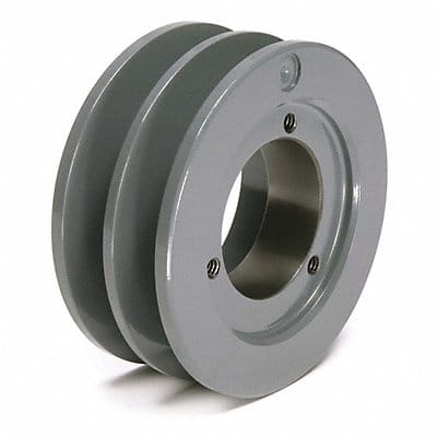 V-Belt Pulley Detachable 2Groove 3.75 OD