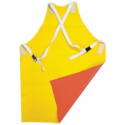 Flame-Resistant Ins. Apron Ylw/Orng 42In