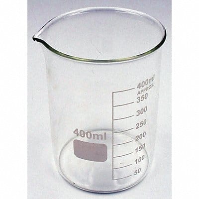 Beaker 400 mL 110 mm H 80 mm Dia PK6