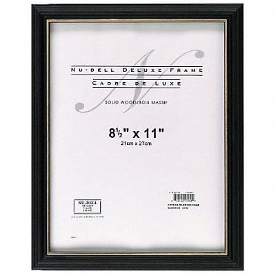 Deluxe Document Frame 8.5x11 Black