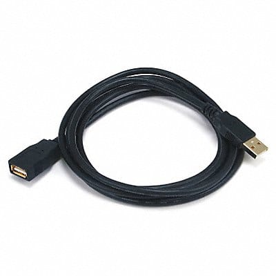 USB 2.0 Extension Cable 6 ft.L Black