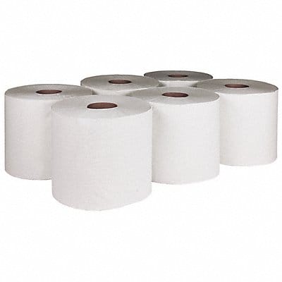 Paper Towel Roll Hardwound White PK6