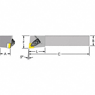 Indexable Profiling End Mill 1-1/2 PHC