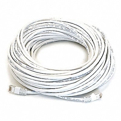 Patch Cord Cat 6 Booted White 75 ft.