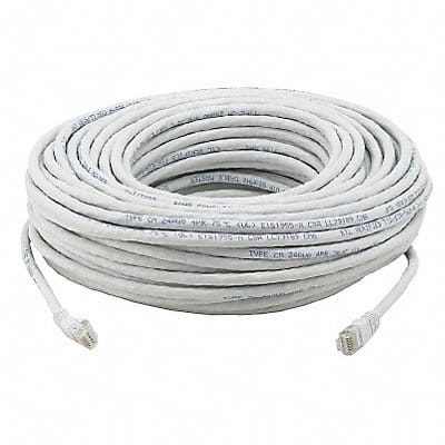 Patch Cord Cat 6 Booted White 100 ft.