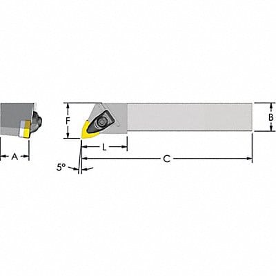 Indexable Profiling End Mill 1-1/4 PHC