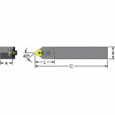 Indexable Profiling End Mill 1-1/2 PHC