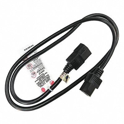 Powr Cord IEC C14 SJT 3 ft Blk 10A 16/3