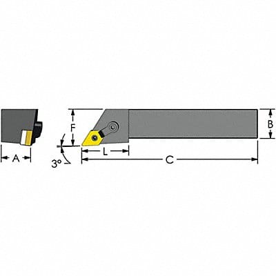 Indexable Profiling End Mill 1-1/2 PHC