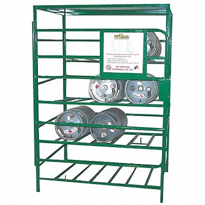 Gas Cylinder Rack 33x36 Capacity 8