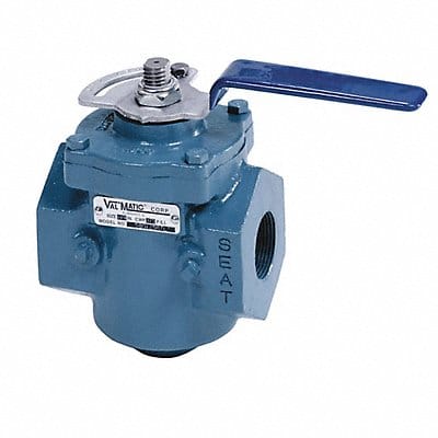 Plug Valve 1/2 Lever Operated CI