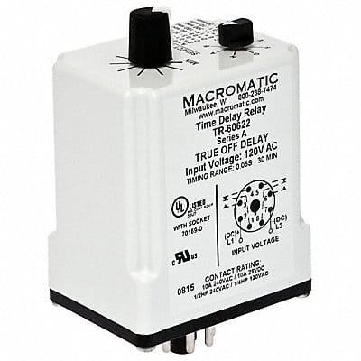 H7840 SinFunTimeDelayRelay 120VAC/DC 8Pins