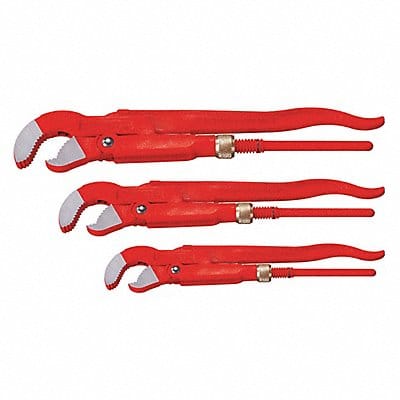 Pipe Wrench Set Professional Three-Part