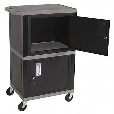 Audio-Visual Cart 200 lb Gray 24 in L