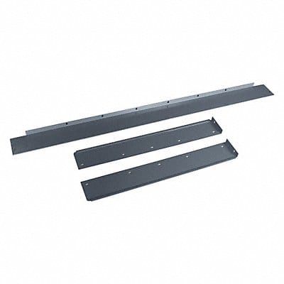 Side/Back Rail Kit 72W x 30D x 3H Gray