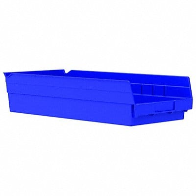 F8876 Shelf Bin Blue Indstr Grd Poly 4 in