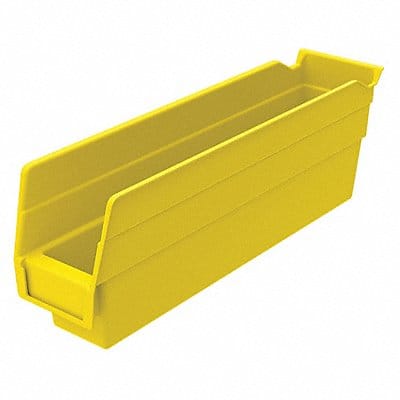 F8465 Shelf Bin Yellow Indstr Grd Poly 4 in