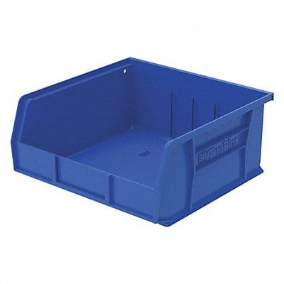 F8699 Hang and Stack Bin Blue Plastic 5 in