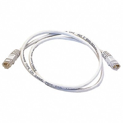 Patch Cord Cat 6 Booted White 3.0 ft.