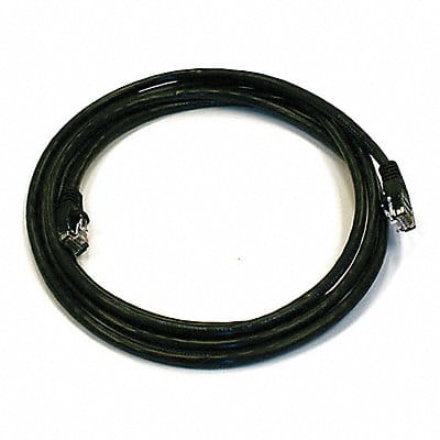 Patch Cord Cat 6 Booted Black 7.0 ft.