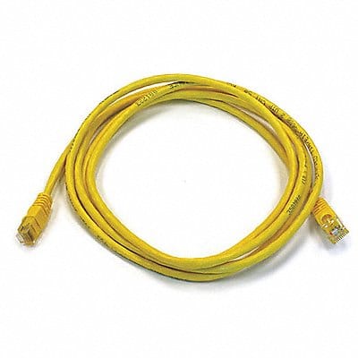 Patch Cord Cat 6 Booted Yellow 7.0 ft.