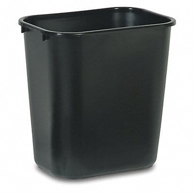 F9113 Wastebasket Rectangular 7 gal Black