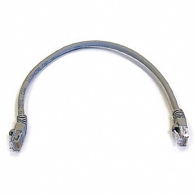 Patch Cord Cat 6 Booted Gray 1.0 ft.