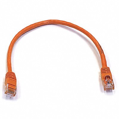 Patch Cord Cat 6 Booted Orange 1.0 ft.