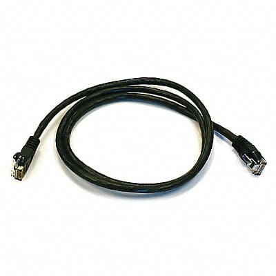 Patch Cord Cat 6 Booted Black 3.0 ft.