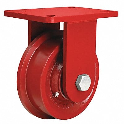 Single-Flange Track-Wheel Plate Caster