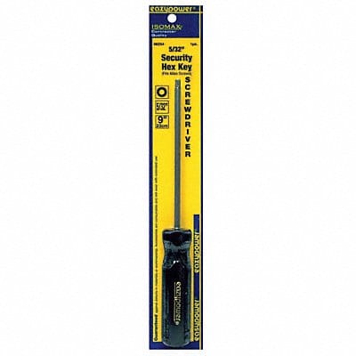 Tamperproof Hex Screwdriver 5/32 in