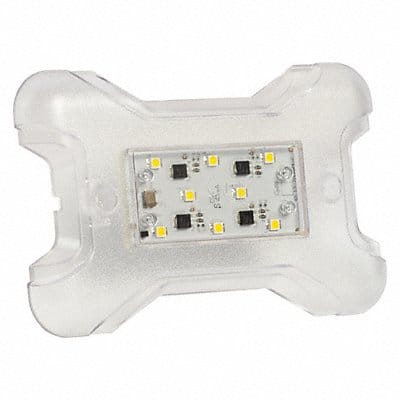 Dome Light Rectangle Clear White