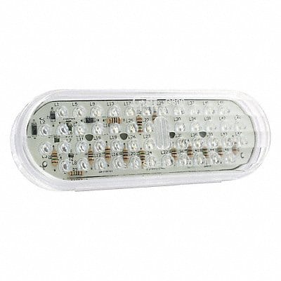 Stop/Turn/Tail Light Oval Yellow 6-1/2 L