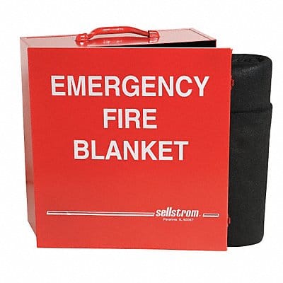 Fire Blanket 5 ft W 6 ft L Gray