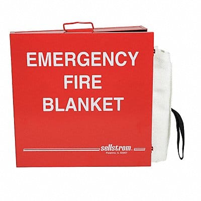 Fire Blanket 5 ft W 6 ft L White