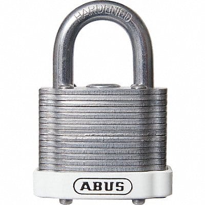 Lockout Padlock KD MK White 1-3/8 H