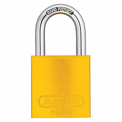 Lockout Padlock KA Yellow 1-1/2 H PK6