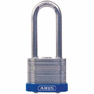 Keyed Padlock 45/64 in Rectangle Silver