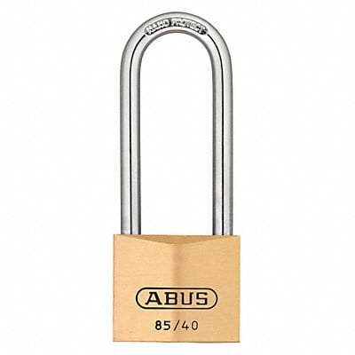 Keyed Padlock 55/64 in Rectangle Yellow