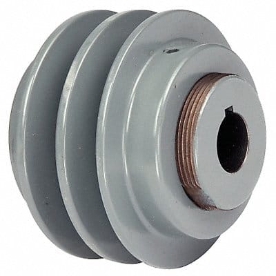 VarPitchVBeltPulley V-Ribbed 7/8in Iron