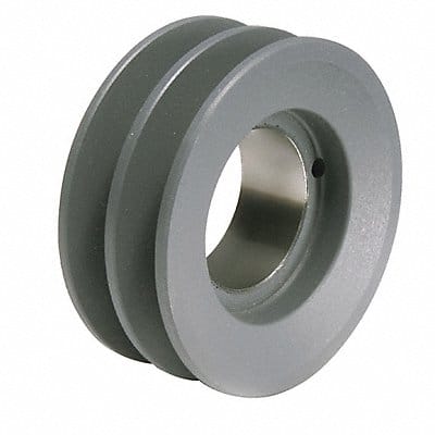 V-Belt Pulley Detachable 2Groove 4.45 OD