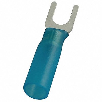 Fork Terminal Tin Copper Blue PK25