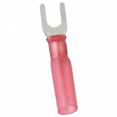 Fork Terminal Tin Copper Red PK25