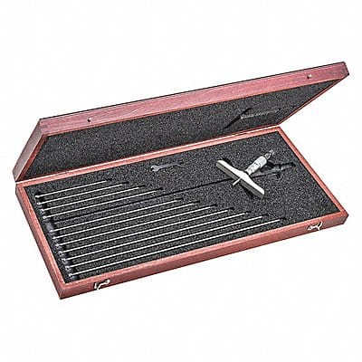 Depth Micrometer 0-12 In 4 In Base