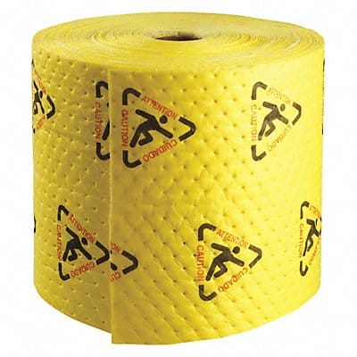 Absorbent Roll Chem/Hazmat YLW 150ft L