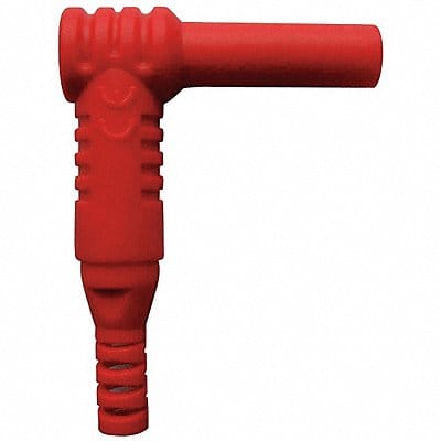 Banana Plug Right Angle 1000VAC Red