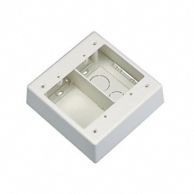 Divided Junction Box Off White