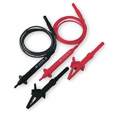 Fused Test Lead Set Black/Red