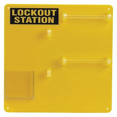 Lockout Board Unfilled Polycarbonate