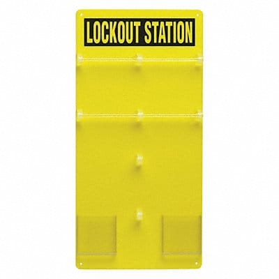 Lockout Board Unfilled 23-1/2 In H